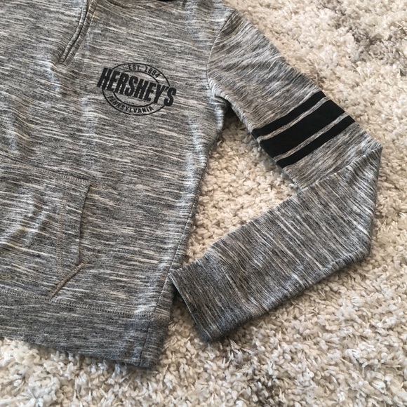 Hershey’s Pullover Zip Hoodie, Gray - Picture 5 of 9